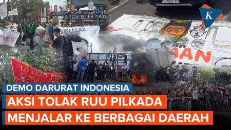 Ramai-ramai Turun ke Jalan! Begini Suasana Demo Darurat Demokrasi di Indonesia