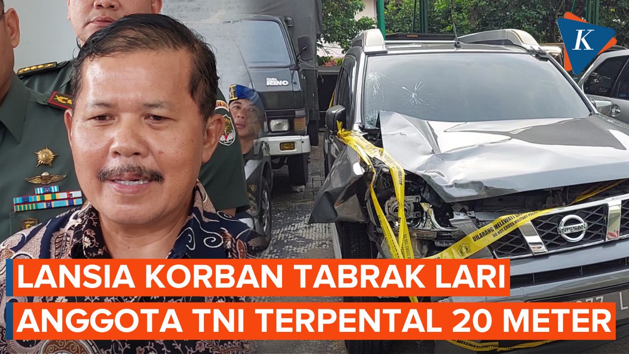 Lansia Korban Tabrak Lari Anggota TNI AD Terpental 20 Meter lalu Meninggal