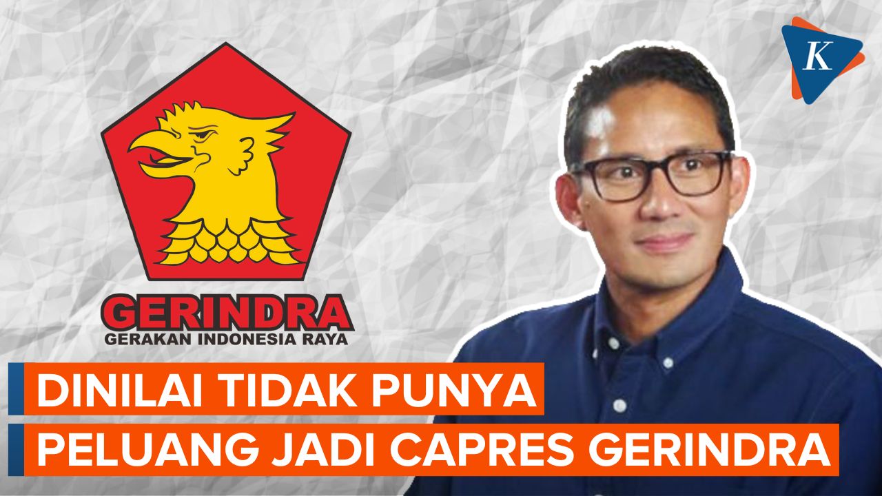 Peluang Sandiaga Uno Untuk Jadi Capres Gerindra Tertutup, Prabowo dinilai Harga Mati