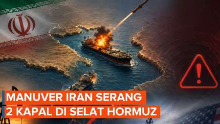 Dua Kapal Diserang Iran Di Selat Hormuz Saat Blokade Mulai Berlaku