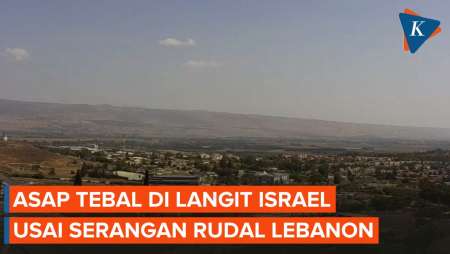 Asap Membubung di Perbatasan Israel Usai Serangan Rudal Lebanon