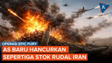 Beda Dengan Klaim Trump, AS Baru Hancurkan Sepertiga Stok Rudal Dan Drone Iran