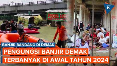 21.000 Pengungsi Banjir Bandang di Demak, Terbanyak di Awal 2024