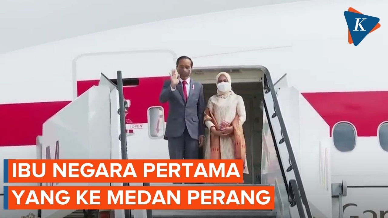 Ikut Jokowi ke Ukraina, Iriana Jadi Ibu Negara Indonesia Pertama yang ke Medan Perang