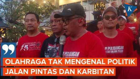 Hasto PDI-P Sindir Politik Jalan Pintas dan Karbitan Usai Lari Maraton Bawa Obor Rakernas