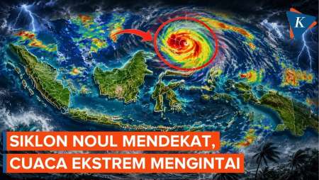 BMKG Deteksi Siklon Tropis Noul, Hujan Lebat Dan Angin Kencang Ancam Sejumlah Wilayah Indonesia