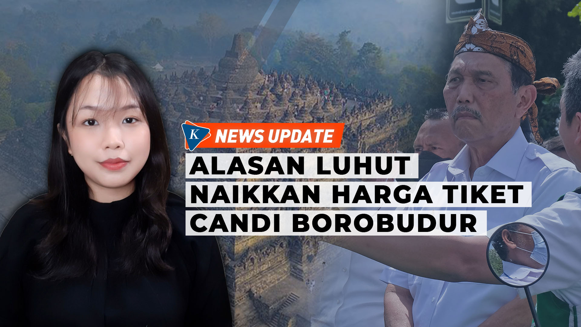 Luhut Pastikan Harga Tiket Naik ke Candi Borobudur untuk Turis Lokal Belum Final