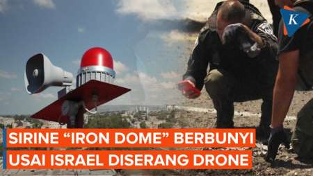 Detik-Detik Sirine Peringatan Israel Meraung-raung Usai Diserang Drone