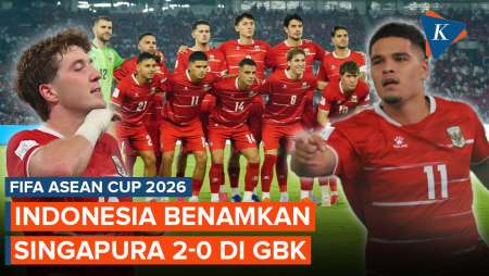 Hasil Indonesia VS Singapura 2-0: Penalti Romeny Kunci Kemenangan Garuda