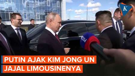 Putin Ajak Kim Lihat Limousinenya Usai Tur di Kosmodrom