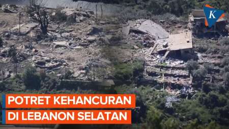 Rekaman Terbaru Ungkap Kehancuran Lebanon Selatan Usai Operasi Militer Israel