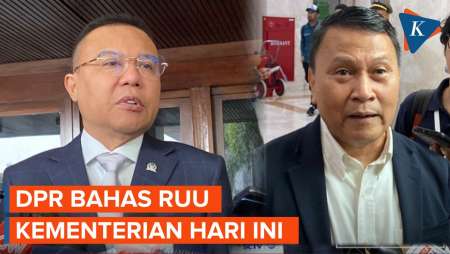 DPR Bahas RUU Kementerian di Tengah Wacana Prabowo Tambah Kursi…