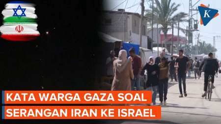 Komentar Warga Gaza soal Serangan Iran ke Israel