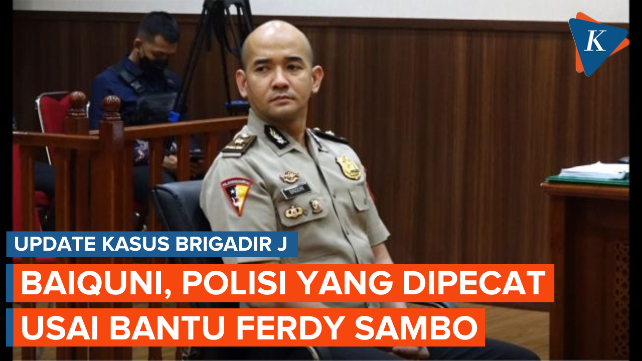 Profil Kompol Baiquni, Polisi yang Dipecat usai Bantu Ferdy Sambo Rekayasa Kasus Brigadir J