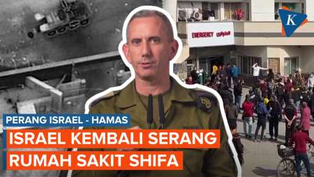 Israel Kembali Serang Shifa, Klaim Jadi Tempat Berkumpulnya Hamas