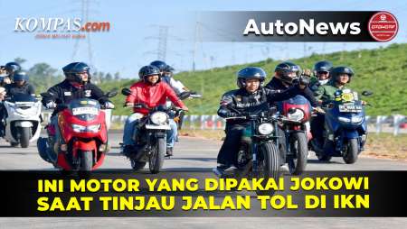 Ini Motor yang Dipakai Jokowi Saat di Jalan Tol IKN