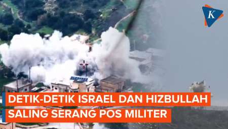 IDF dan Hizbullah Saling Serang Pos Militer, Hancur Sekali Tembak