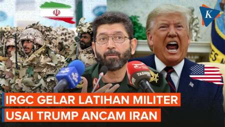 Trump Ancam Iran, IRGC Gerak Cepat Gelar Latihan Militer!