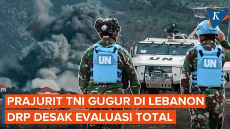 TNI Diminta Evaluasi Total Usai Prajurit Perdamaian Gugur Akibat Serangan Di Lebanon