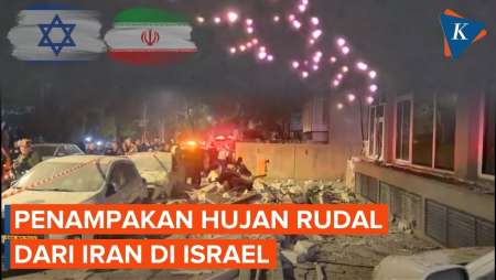 Hujan Rudal Iran di Israel Setelah Kematian Ali Larijani
