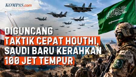 Saudi "Kecolongan", Baru Kerahkan 100 Jet Usai Dikejutkan Taktik Cepat Houthi Kunci Laut Merah