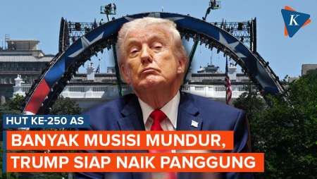 Trump Siap Naik Panggung Di HUT Ke-250 AS Setelah Banyak Musisi Mundur