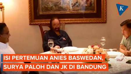 Makan Siang Bareng di Bandung, Anies Ungkap Isi Pertemuannya dengan Paloh dan JK