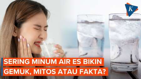 Apakah Sering Minum Air Es Bikin Gemuk?