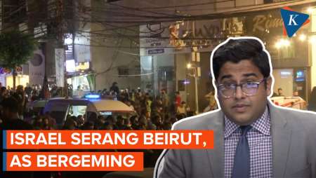 Israel Serang Beirut, AS Tak Mau Komentar