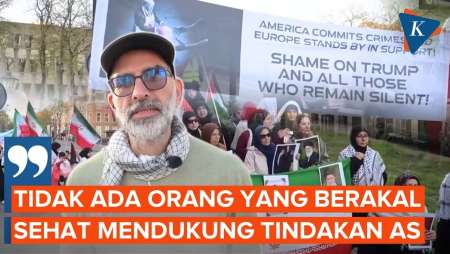 Pawai Hening Di Den Haag Berikan Penghormatan Korban Serangan AS Ke Sekolah Minab Iran