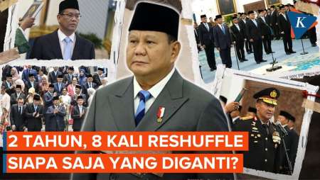 Jejak 8 Kali Reshuffle Kabinet Prabowo-Gibran Dalam 2 Tahun, Siapa Saja Yang Berganti?
