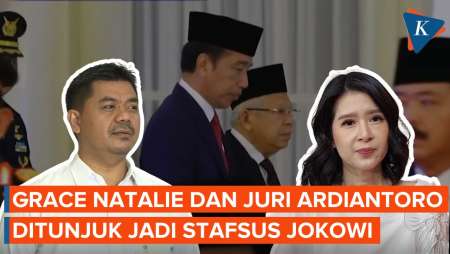 Jokowi Tunjuk Grace Natalie dan Juri Ardiantoro Jadi Stafsus Presiden
