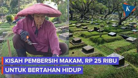 Kisah Pembersih Makam TPU Karet Bivak, Diupah Rp 25 Ribu Satu Makam
