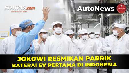 Pabrik Baterai Mobil Listrik Pertama Indonesia Diresmikan Jokowi