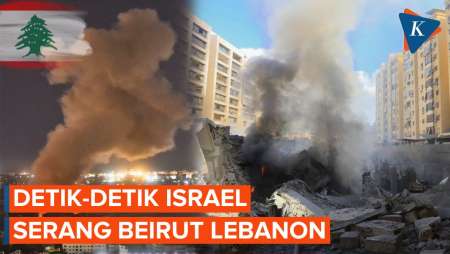 Detik-detik Israel Serang Beirut Lebanon, Klaim Pangkalan Hizbullah