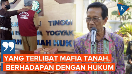 Gubernur Yogyakarta Tak Akan Beri Bantuan Hukum bagi yang Terlibat Kasus Mafia Tanah Kas Desa 