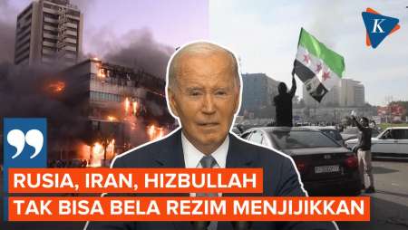 Biden: Rusia, Iran, Hizbullah Tak Bisa Membela Rezim 