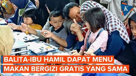 Menu Makan Bergizi Gratis untuk Balita-Ibu Hamil Sama, Cuma Beda Porsi