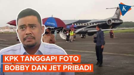 Foto Bobby Nasution Naik Jet Pribadi, KPK Bakal Minta Klarifikasi?