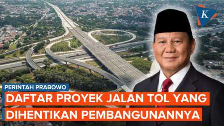 Daftar Proyek Jalan Tol Baru yang Disetop Prabowo