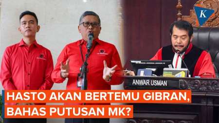 Hasto Akan Bertemu Gibran Rabu Besok, Bahas Putusan MK?