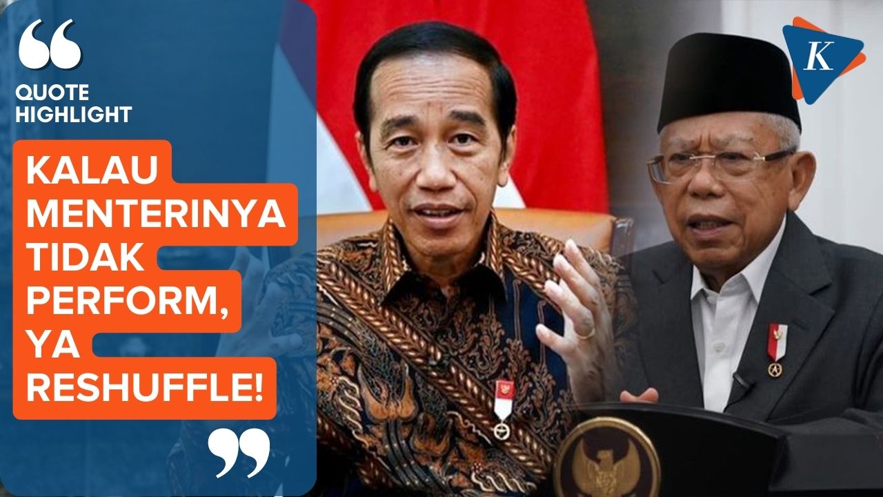 Ketika Wapres Tegaskan Jokowi Bisa Reshuffle Menteri Kapan Saja