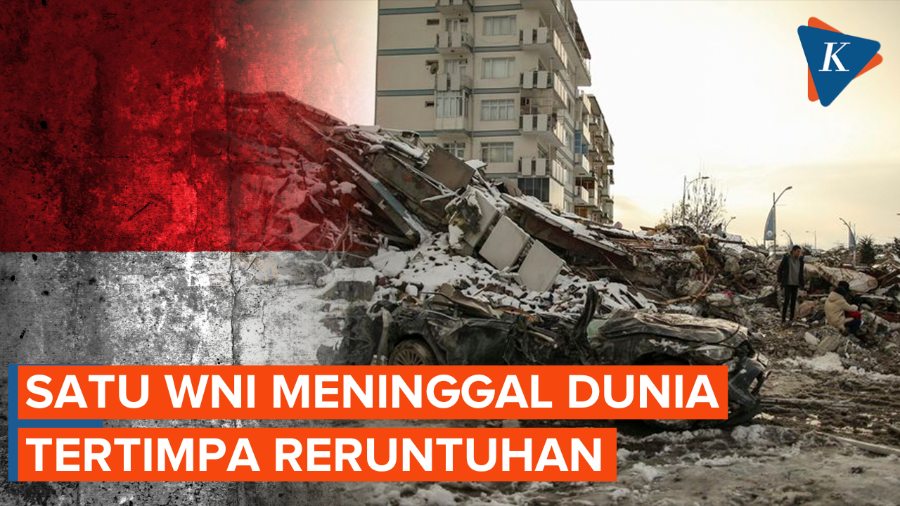 Satu WNI Tewas Tertimbun Reruntuhan Gempa Turkiye
