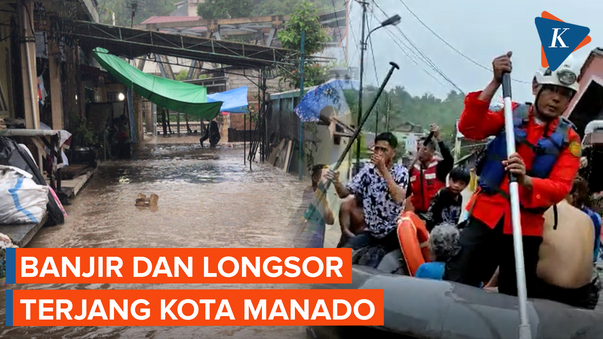 Banjir dan Longsor di Kota Manado, 1 Warga Meninggal