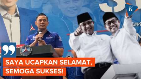 Anies-Cak Imin Jadi Pasangan Capres-Cawapres, AHY: Semoga Sukses!