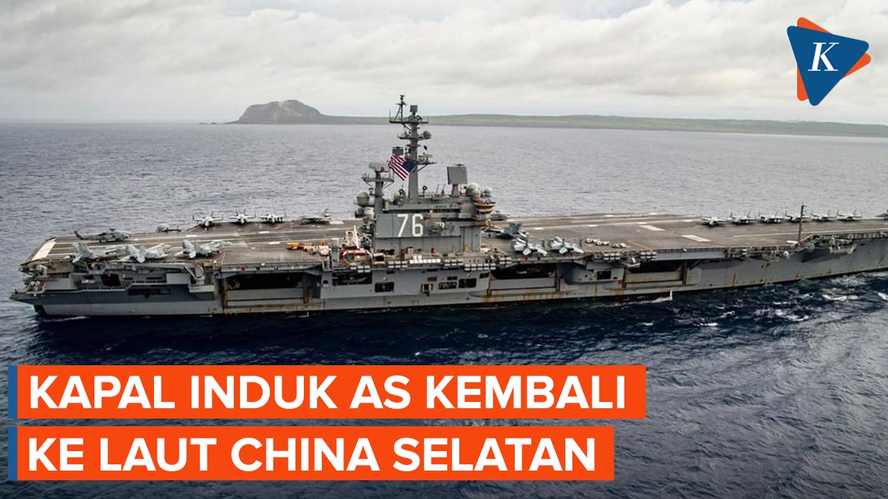 Kapal Induk AS Kembali ke Laut China Selatan di Tengah Ketegangan Taiwan