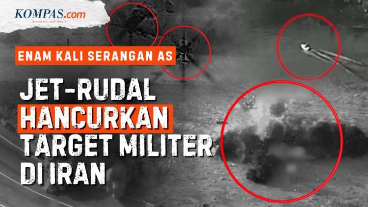 Video: Kompilasi 6 Kali Serangan AS ke Iran, Jet Tempur dan Rudal ...