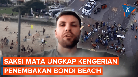 Saksi Mata Ceritakan Detik-detik Penembakan Bondi Beach Australia