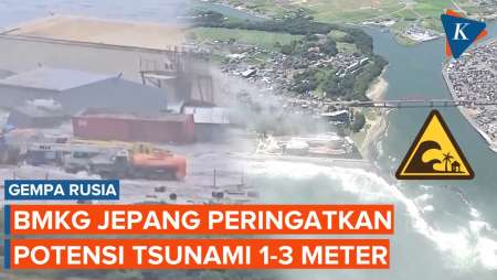 BMKG Jepang Peringatkan Potensi Tsunami Lebih Besar akibat Gempa Rusia