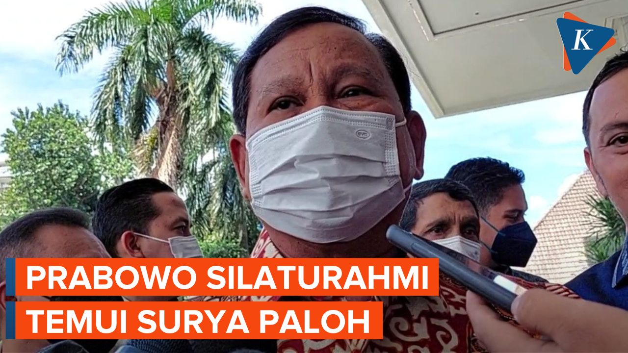 Prabowo Subianto dan Surya Paloh Bertemu di Kantor Nasdem